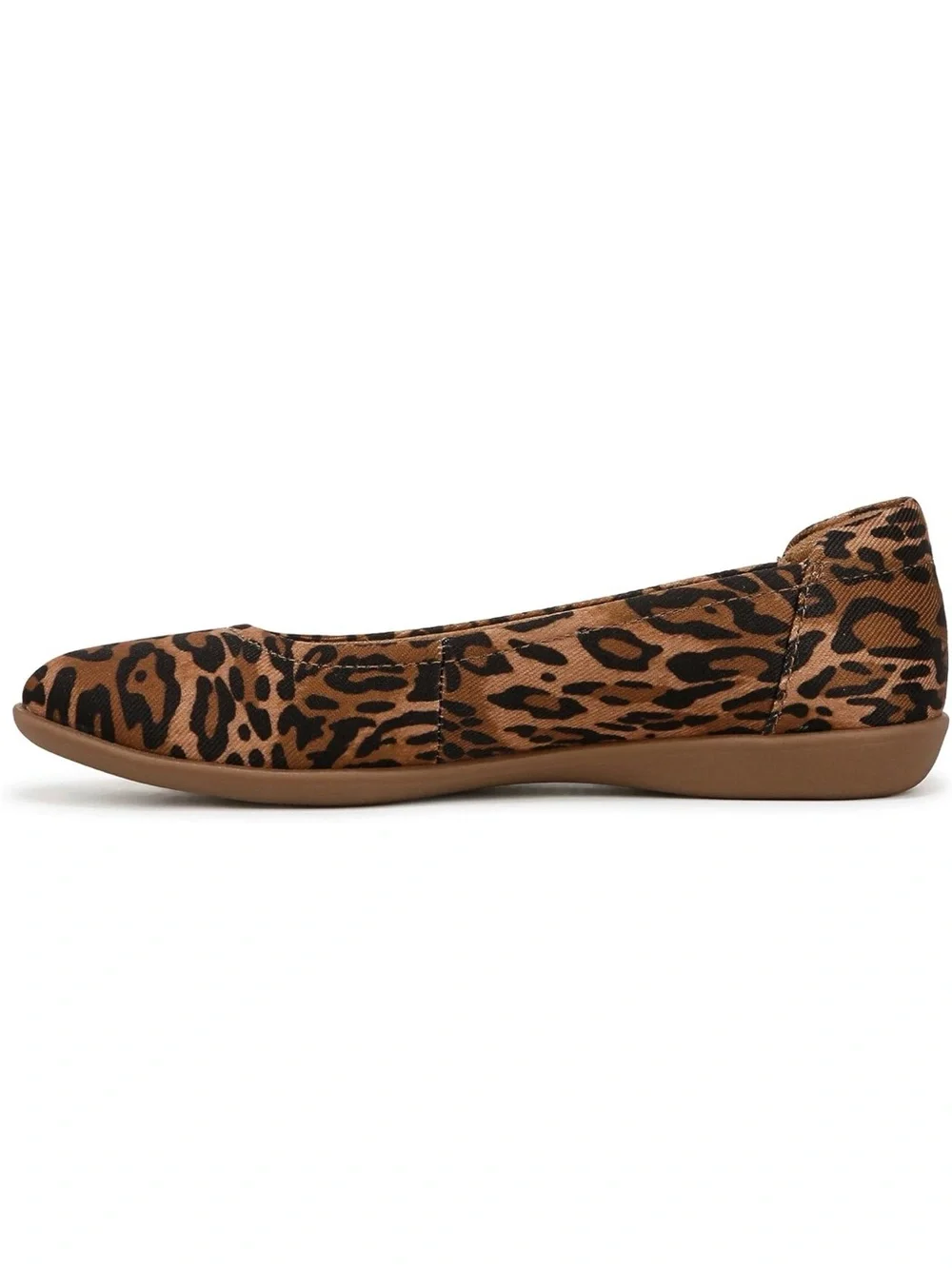Naturalizer Women's Leopard Print Ballet Flat - Brown size 5